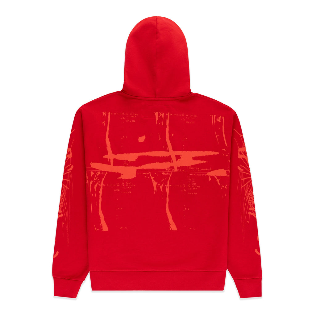 Sp5der X-Ray Hoodie - Red