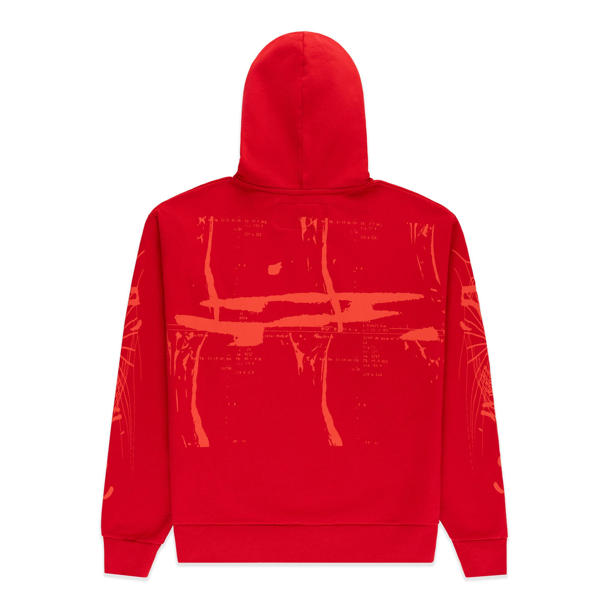 Sp5der X-Ray Hoodie - Red