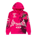 Sp5der Stencil Hoodie - Pink