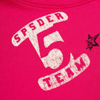Sp5der Stencil Hoodie - Pink