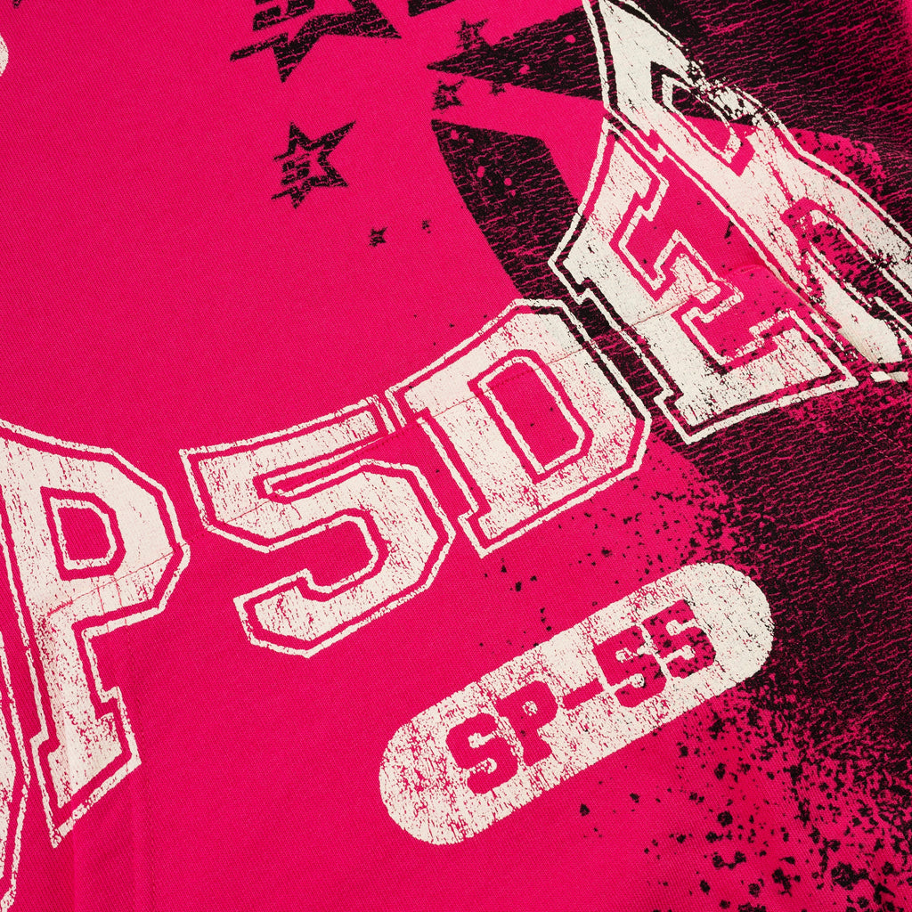 Sp5der Stencil Hoodie - Pink