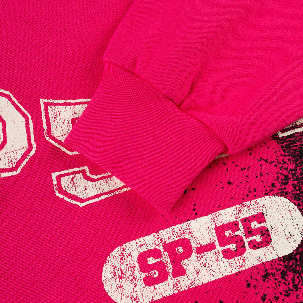 Sp5der Stencil Hoodie - Pink