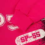 Sp5der Stencil Hoodie - Pink