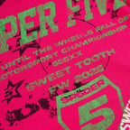 Sp5der Stencil Hoodie - Pink