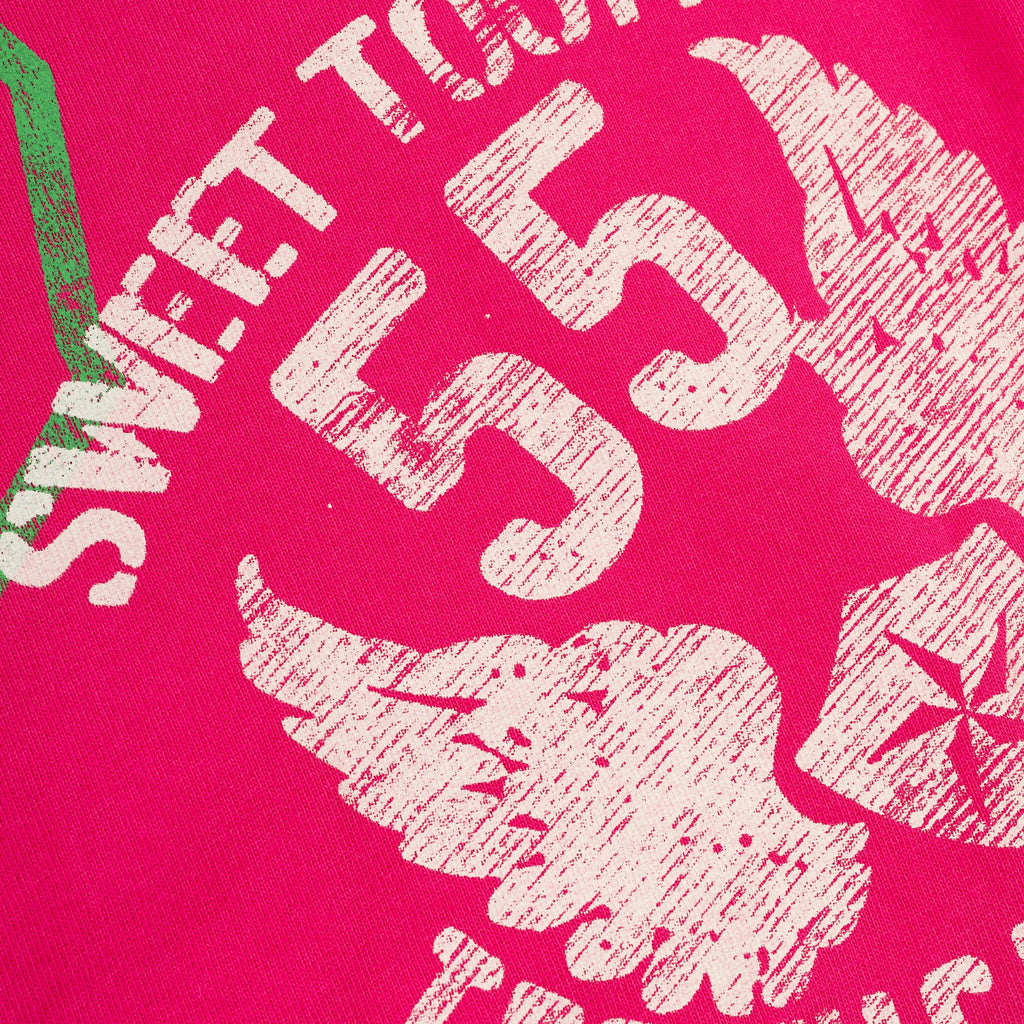Sp5der Stencil Hoodie - Pink