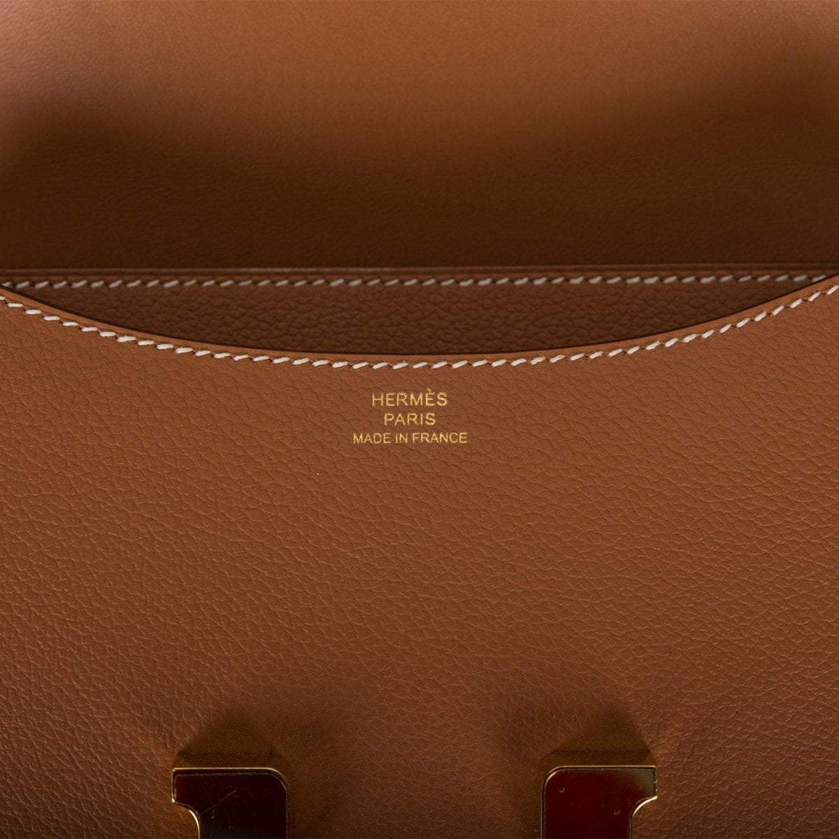 Hermes Gold Evercolor Mini Constance 18cm Gold Hardware
