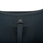 Hermes Vert Cypress Clemence Evelyne TPM Bag Palladium Hardware