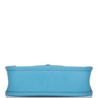 Hermes Bleu du Nord Clemence Evelyne TPM Bag Palladium Hardware