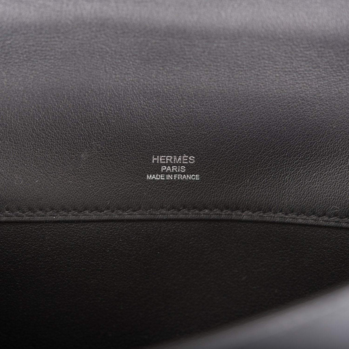 Hermes Black Swift Kelly Cut Palladium Hardware