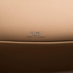 Vintage Hermes Kelly Pochette Bronze Chèvre Ruthenium Hardware