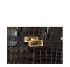 Hermès Birkin 25 Black Crocodile Bag GHW