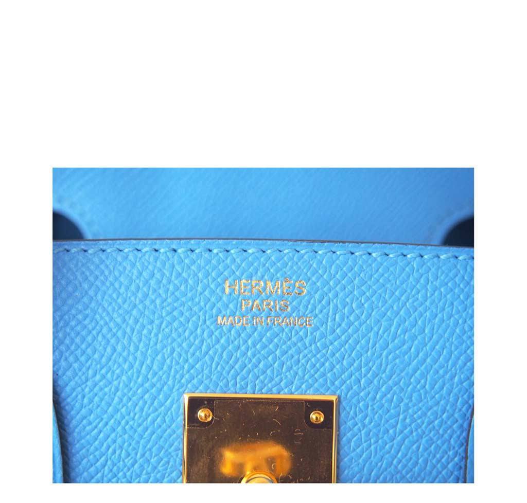 Hermès Birkin 30 Blue Paradise Epsom Bag GHW