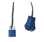 Hermes Birkin 30 Mykonos Crocodile Leather Palladium Hardware