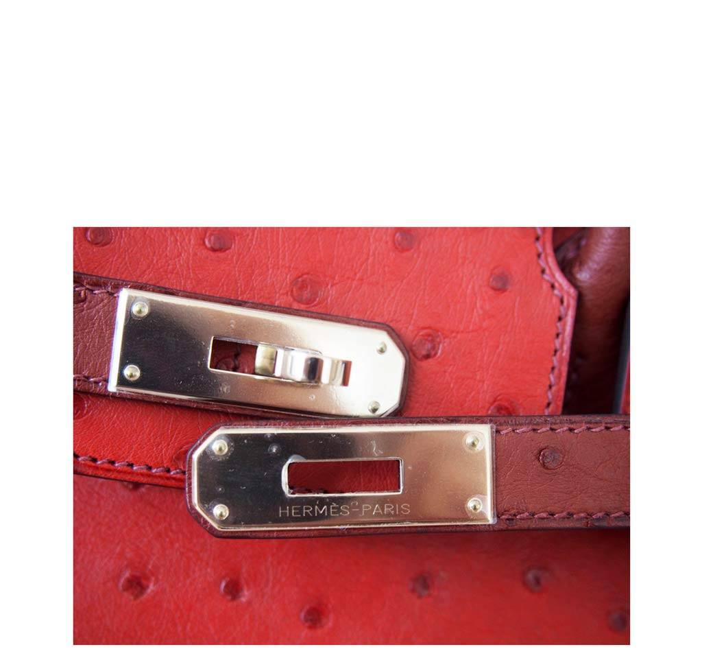 Hermès Birkin 30 Ghillies Bag Tri-Color Red - Limited Edition