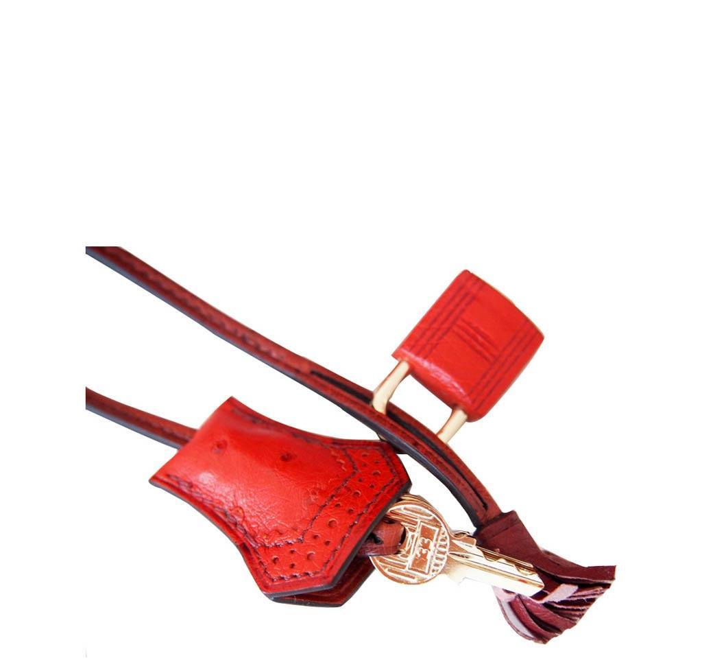 Hermès Birkin 30 Ghillies Bag Tri-Color Red - Limited Edition