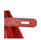 Hermes Birkin 30 Ghillies Bag Tri-Color Red - Limited Edition