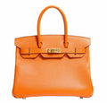 Hermes Birkin 30 Bag Orange GHW