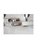 Hermès Birkin 35 Alligator Beton Bag PHW