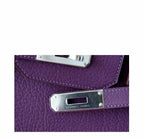 Hermès Birkin 35 Cassis Purple Fjord Bag
