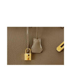 Hermès Etoupe Togo Birkin 35 Bag GHW