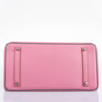 Hermes Birkin 35 HSS Bubblegum Pink & Celeste Togo Leather Palladium Hardware