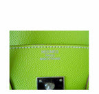 Hermes Birkin 35 Kiwi Epsom Leather Palladium Hardware