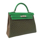 Hermès Kelly 32 Tri-Color Ostrich Bag Limited Edition