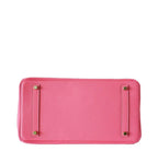 Hermès Birkin 35 Rose Lipstick Bag GHW