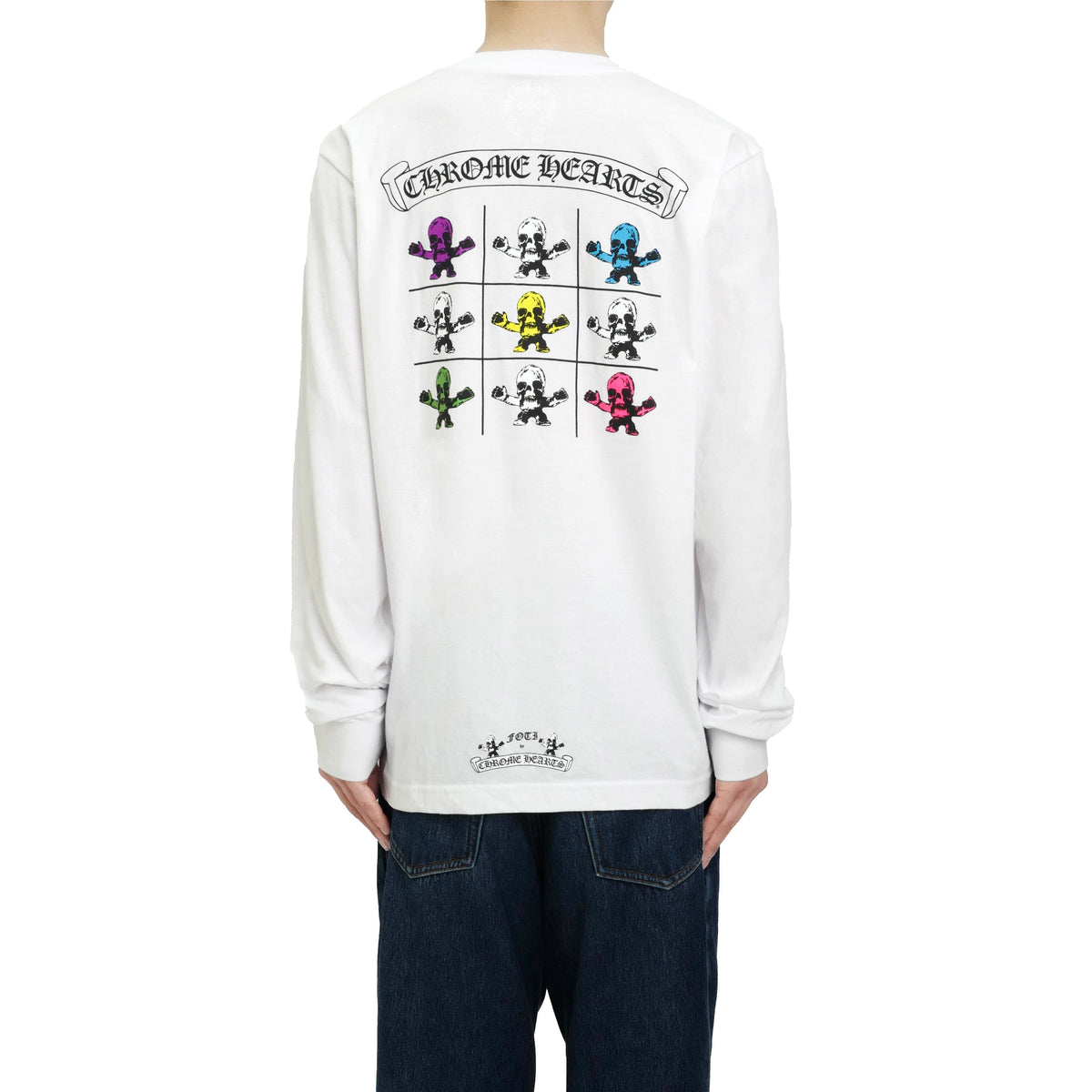 Chrome Hearts Multi Foti White Long Sleeve T-Shirt Tee