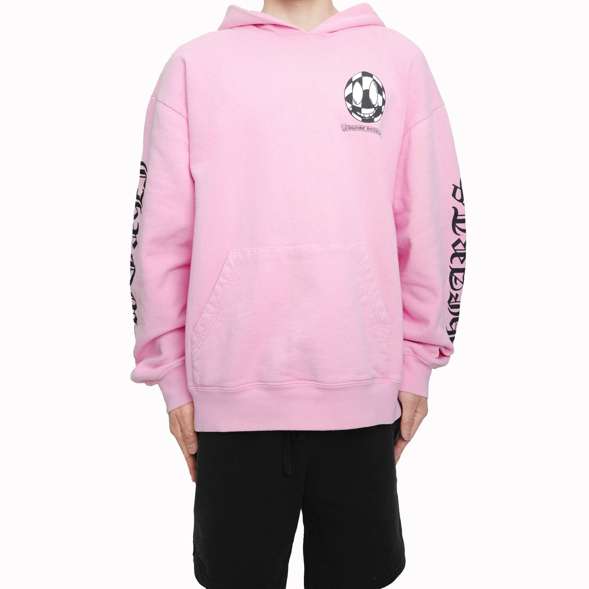 Chrome Hearts Matty Boy Vanity Pullover Hoodie in Pink
