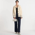 Dior My Dior Cannage Lambskin Top Handle Bag - White