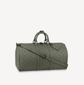 Louis Vuitton Keepall Bandoulière 50 M57963 Monogram Seal Leather Travel Bag