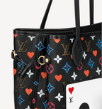 Louis Vuitton Neverfull MM Game On Monogram Canvas Black M57462
