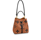 Louis Vuitton LV Crafty NeoNoe MM Caramel Embossed Leather M56888