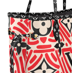 Louis Vuitton LV Crafty Neverfull MM Monogram Canvas M56583 Red Cream