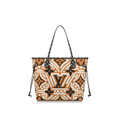 Louis Vuitton LV Crafty Neverfull MM Monogram Canvas M56584 Caramel Cream