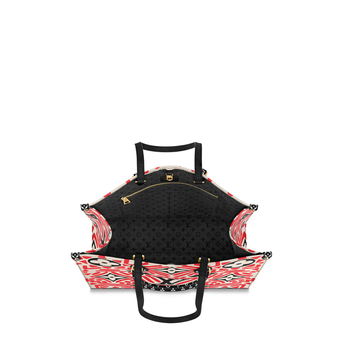 Louis Vuitton LV Crafty Onthego GM Monogram Giant Canvas M45358 Red Cream