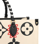 Louis Vuitton LV Crafty Onthego GM Monogram Giant Canvas M45372 Cream Black