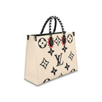 Louis Vuitton LV Crafty Onthego GM Monogram Giant Canvas M45372 Cream Black