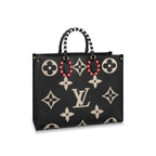 Louis Vuitton LV Crafty Onthego GM Monogram Giant Canvas M45373 Cream Red