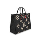 Louis Vuitton LV Crafty Onthego GM Monogram Giant Canvas M45373 Cream Red