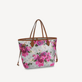 Louis Vuitton Neverfull MM LV Garden Silver Floral Canvas Tote M21352