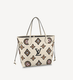 Louis Vuitton Neverfull MM Wild At Heart Monogram Canvas Tote M45819 Cream