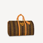 Louis Vuitton Keepall Bandoulière 50 Monogram Stripes Canvas Travel Bag M45967
