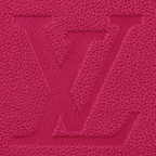 Louis Vuitton Fuchsia Embossed Grained Leather On-the-Go Tote Bag