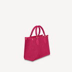 Louis Vuitton Fuchsia Embossed Grained Leather On-the-Go Tote Bag