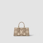 Louis Vuitton OnTheGo East West Dove Cream Monogram Empreinte Leather M23641