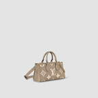 Louis Vuitton OnTheGo East West Dove Cream Monogram Empreinte Leather M23641