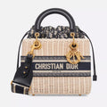 Dior Medium Lady Bag - Natural Rattan