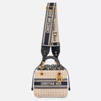 Dior Medium Lady Bag - Natural Rattan